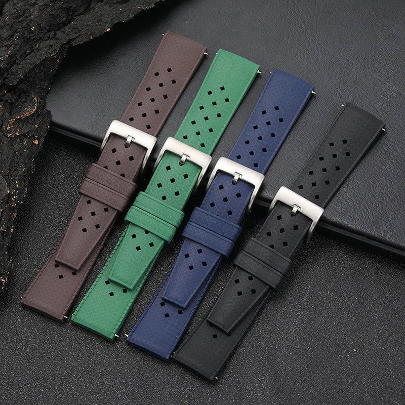 Premium-Grade Tropical FKM Rubber Watch Strap IXDAO Watch Official Store