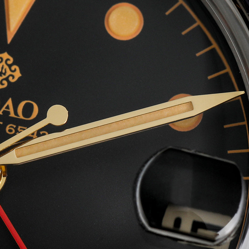 IXDAO 6542 Vintage 38MM NH34 GMT 904L Automatic Dive Watch Grey Dial IXDAO Watch Official Store
