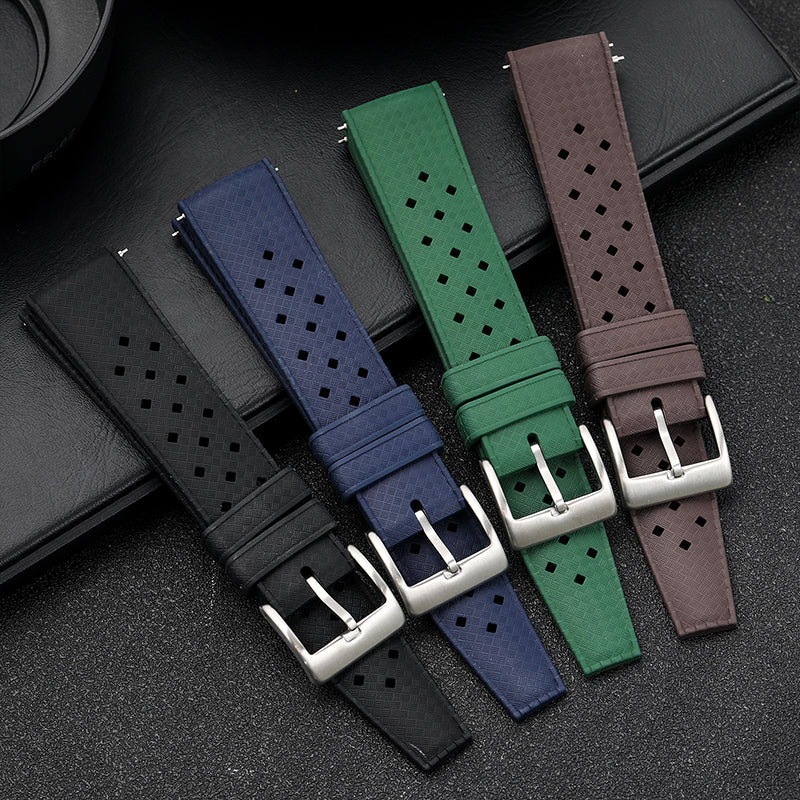 Premium-Grade Tropical FKM Rubber Watch Strap IXDAO Watch Official Store