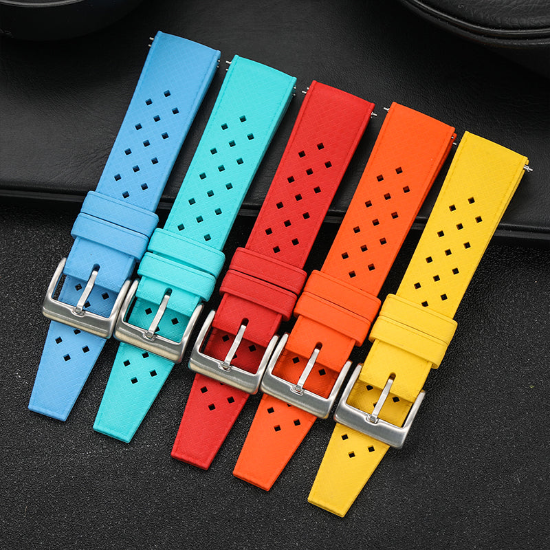 Premium-Grade Tropical FKM Rubber Watch Strap IXDAO Watch Official Store