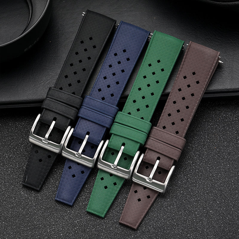 Premium-Grade Tropical FKM Rubber Watch Strap IXDAO Watch Official Store