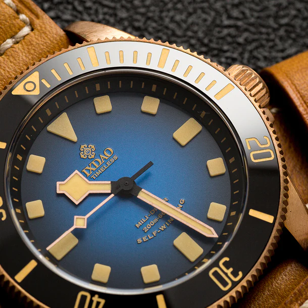 ☆Back to School Sale☆IXDAO Bronze 39mm Automatic Dive Watch IXDAO Watch Official Store