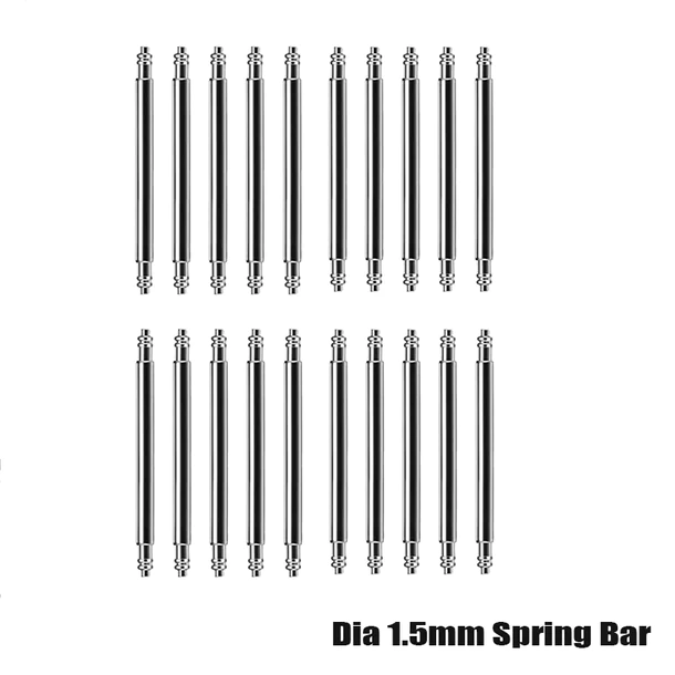 10PCS Dia 1.5/1.8mm Spring Bars for 18/20/22mm Watch Strap IXDAO Watch Official Store