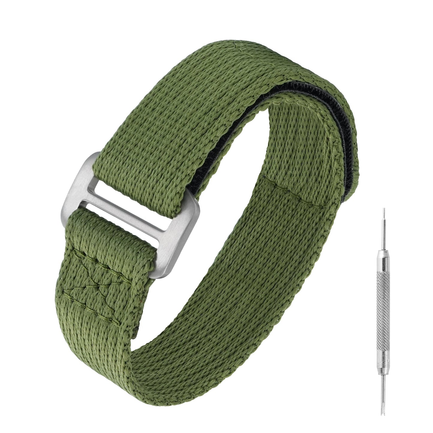 Titanium Buckle Soft Nylon Magic Strap 20mm/22mm IXDAO Watch Official Store