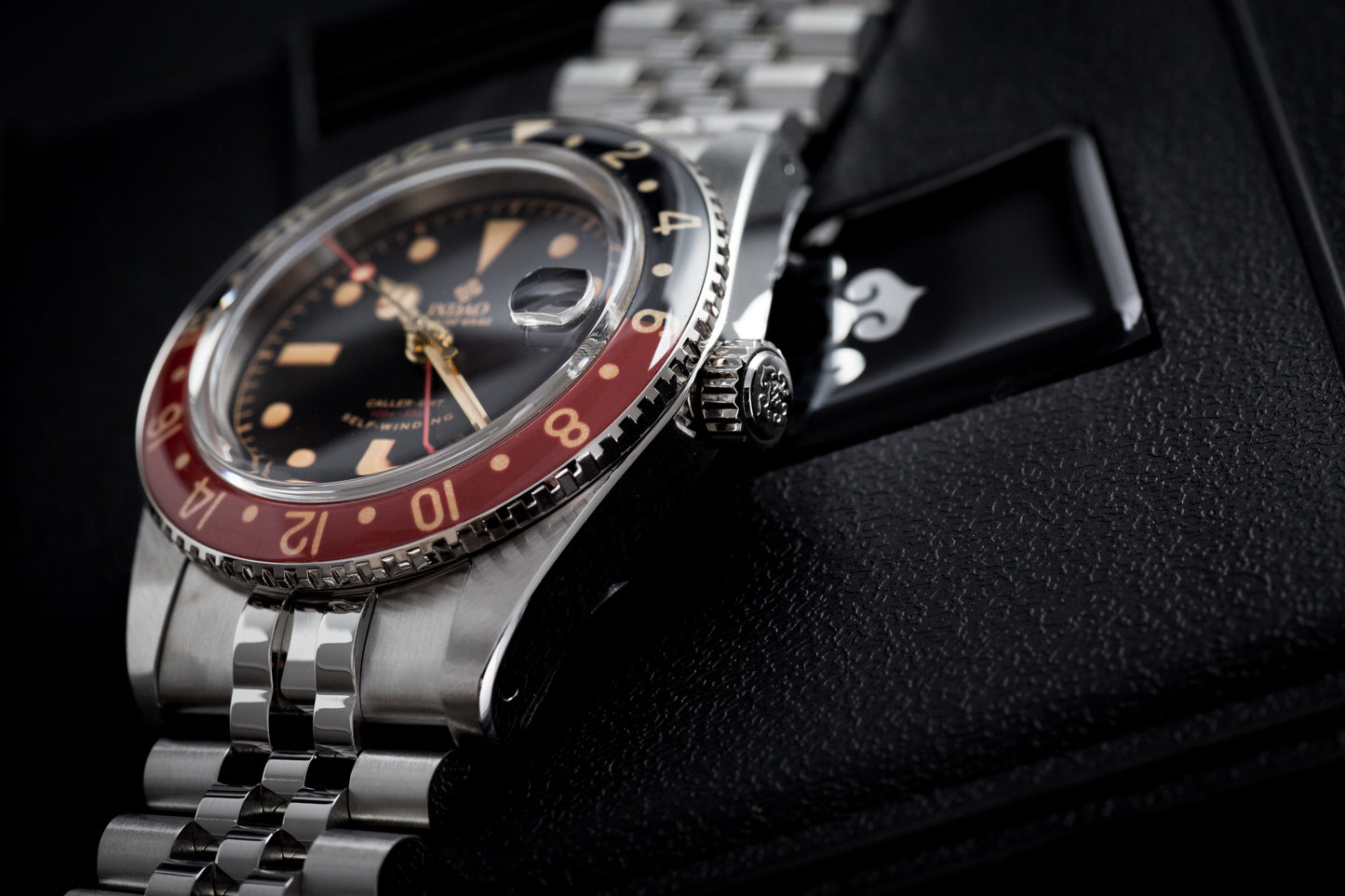 IXDAO 6542 Vintage 38MM NH34 GMT 904L Automatic Dive Watch Grey Dial IXDAO Watch Official Store