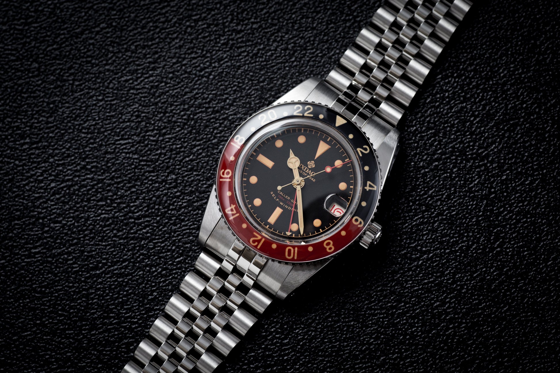 IXDAO 6542 Vintage 38MM NH34 GMT 904L Automatic Dive Watch Grey Dial IXDAO Watch Official Store