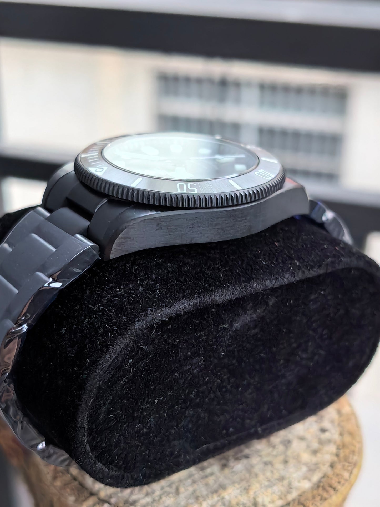 IXDAO Titanium 39mm Black Vader Automatic Dive Watch IXDAO Watch Official Store