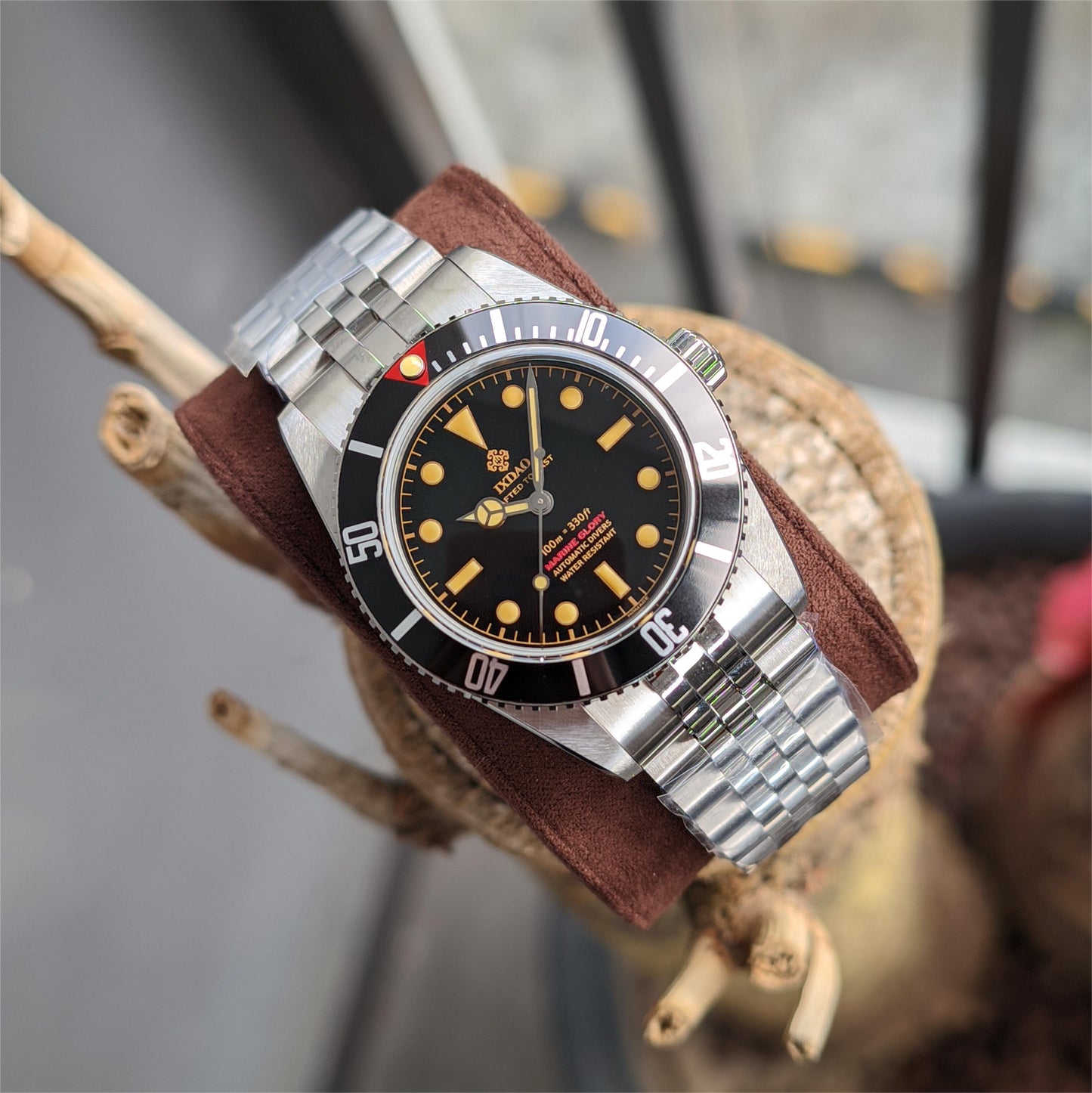 IXDAO 6542 Vintage 38MM NH38 904L Automatic Dive Watch IXDAO Watch Official Store