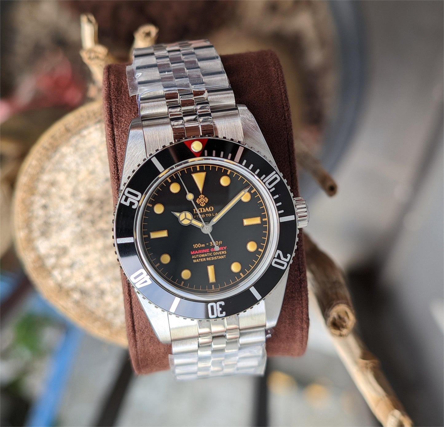 IXDAO 6542 Vintage 38MM NH38 904L Automatic Dive Watch IXDAO Watch Official Store