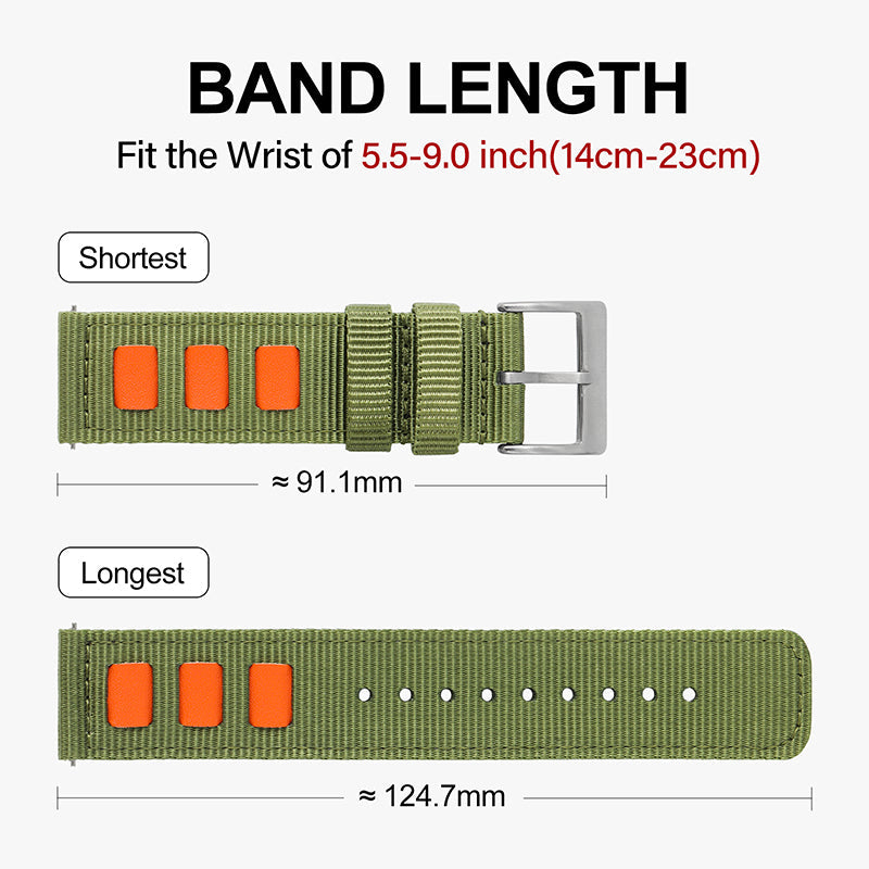 Quick release fashion nylon fabric strap IXDAO Watch Official Store