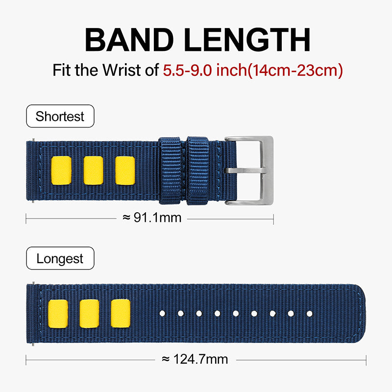 Quick release fashion nylon fabric strap IXDAO Watch Official Store