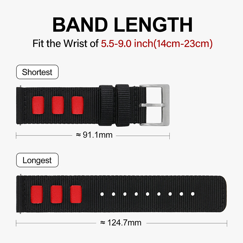 Quick release fashion nylon fabric strap IXDAO Watch Official Store