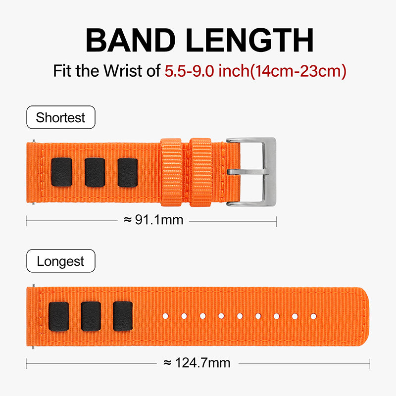 Quick release fashion nylon fabric strap IXDAO Watch Official Store