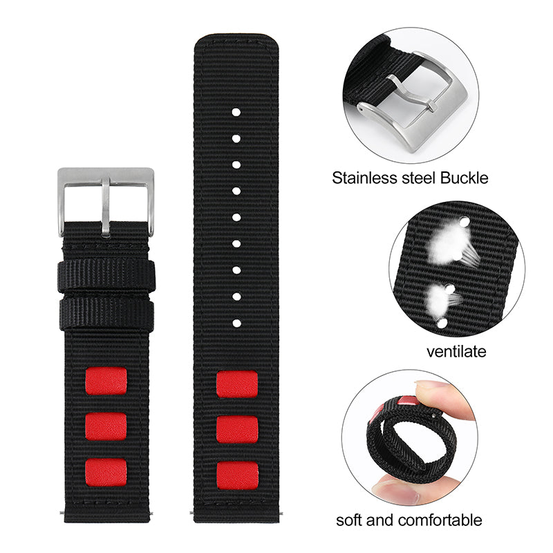 Quick release fashion nylon fabric strap IXDAO Watch Official Store