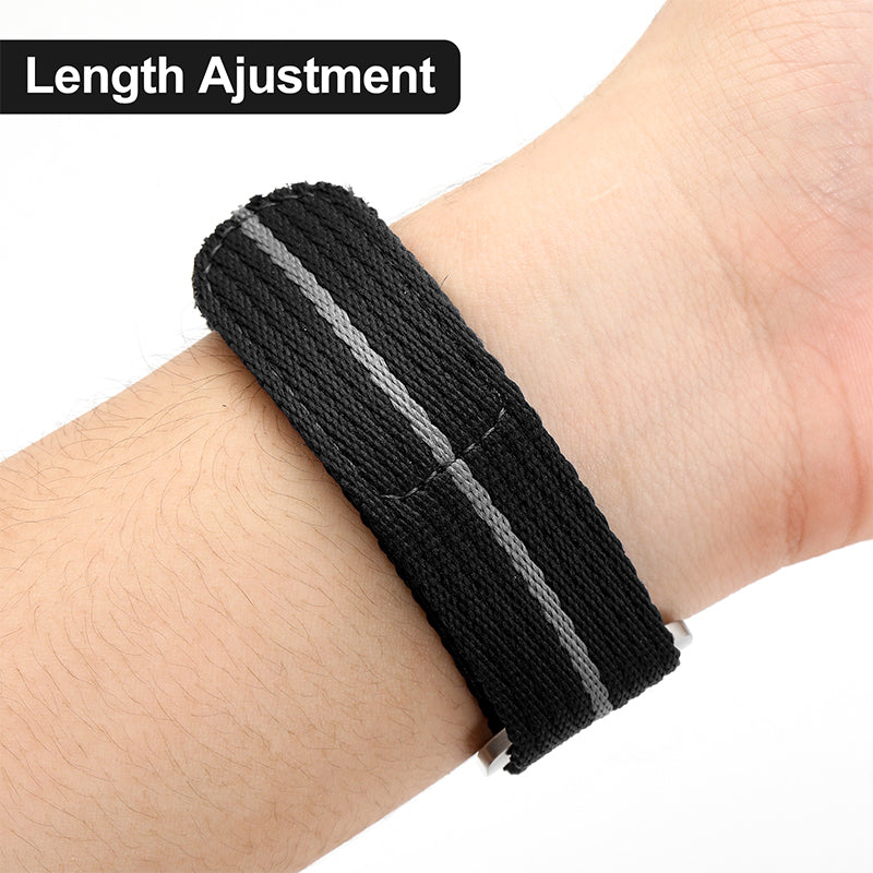 20mm/22mm Soft Nylon Magic Tape Watchband IXDAO Watch Official Store