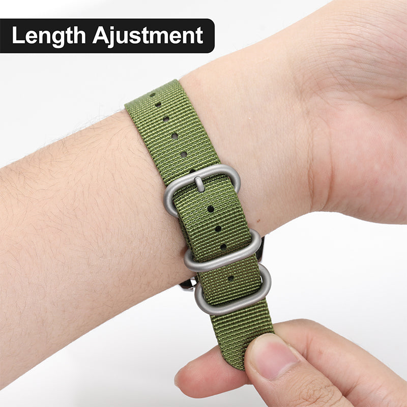 Thick Premium Woven Nylon Military Watch Strap Band IXDAO Watch Official Store