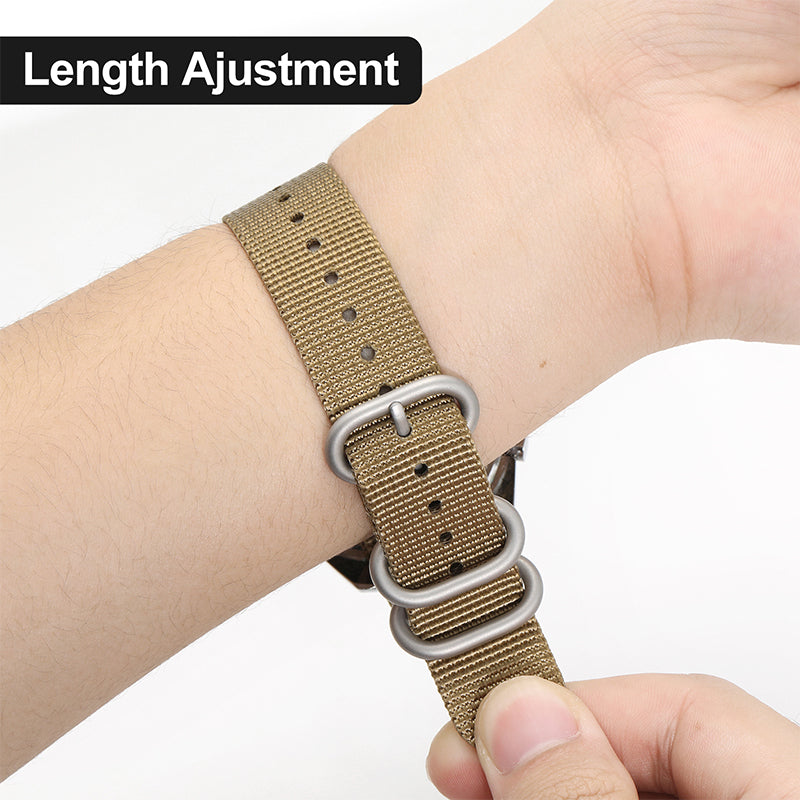 Thick Premium Woven Nylon Military Watch Strap Band IXDAO Watch Official Store