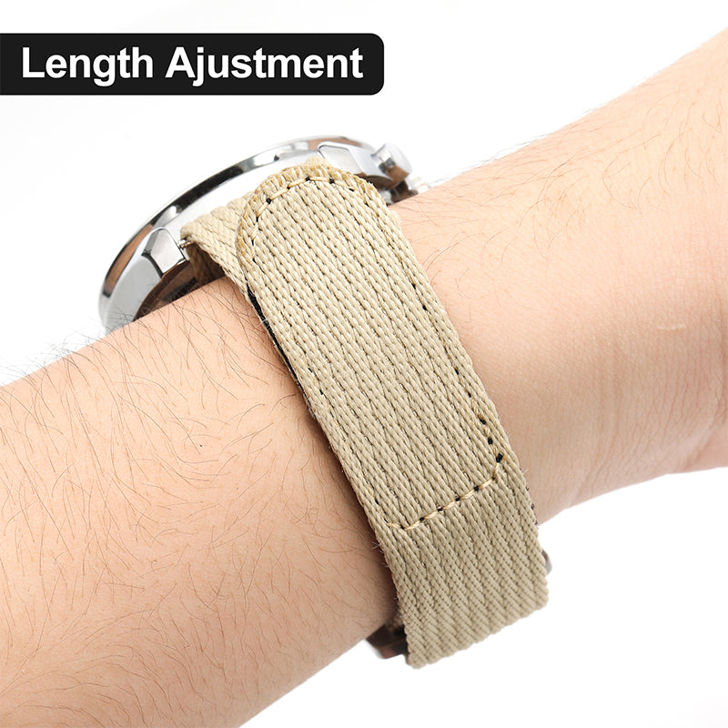 20mm/22mm Soft Nylon Magic Tape Watchband IXDAO Watch Official Store