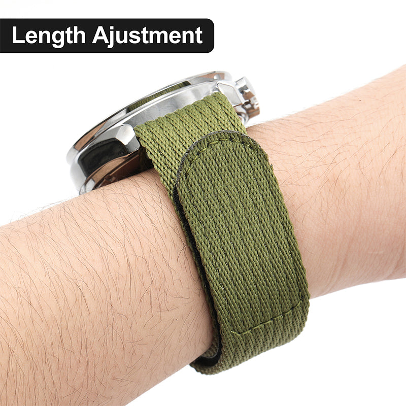 20mm/22mm Soft Nylon Magic Tape Watchband IXDAO Watch Official Store