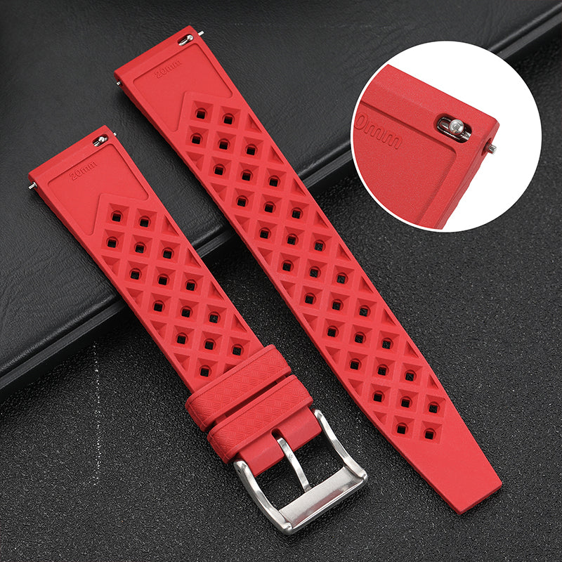 Premium-Grade Tropical FKM Rubber Watch Strap IXDAO Watch Official Store