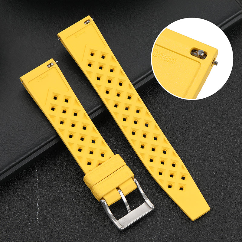 Premium-Grade Tropical FKM Rubber Watch Strap IXDAO Watch Official Store