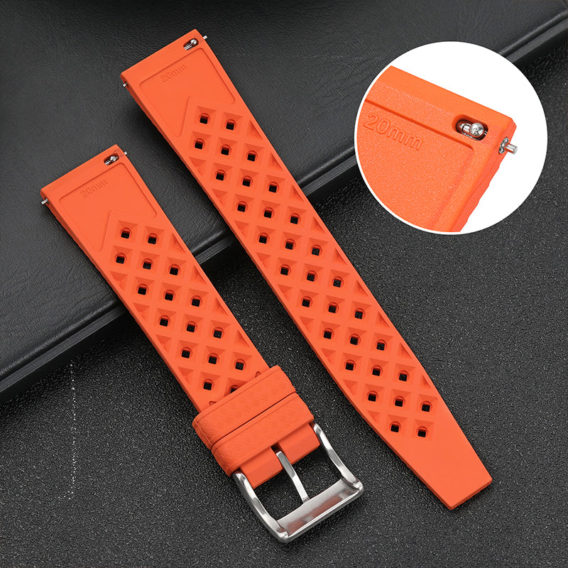 Premium-Grade Tropical FKM Rubber Watch Strap IXDAO Watch Official Store