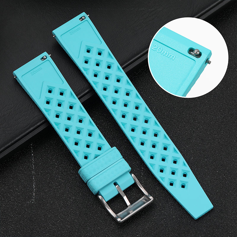 Premium-Grade Tropical FKM Rubber Watch Strap IXDAO Watch Official Store