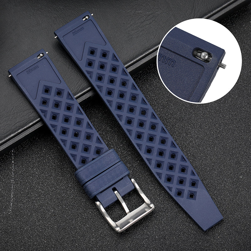 Premium-Grade Tropical FKM Rubber Watch Strap IXDAO Watch Official Store