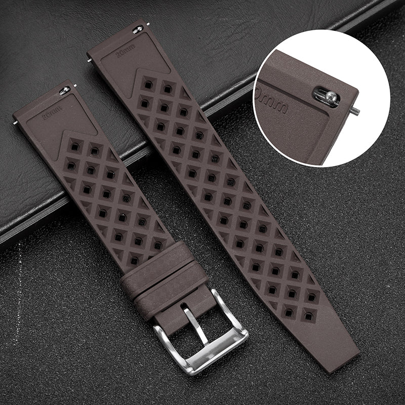 Premium-Grade Tropical FKM Rubber Watch Strap IXDAO Watch Official Store