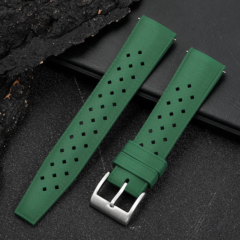 Premium-Grade Tropical FKM Rubber Watch Strap IXDAO Watch Official Store