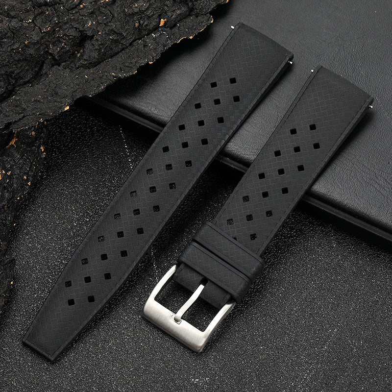 Premium-Grade Tropical FKM Rubber Watch Strap IXDAO Watch Official Store