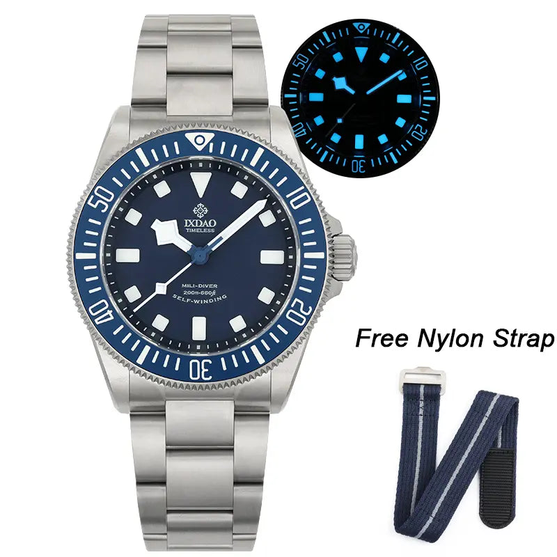 IXDAO Titanium 39mm Automatic Dive Watch IXDAO OFFICIAL STORE