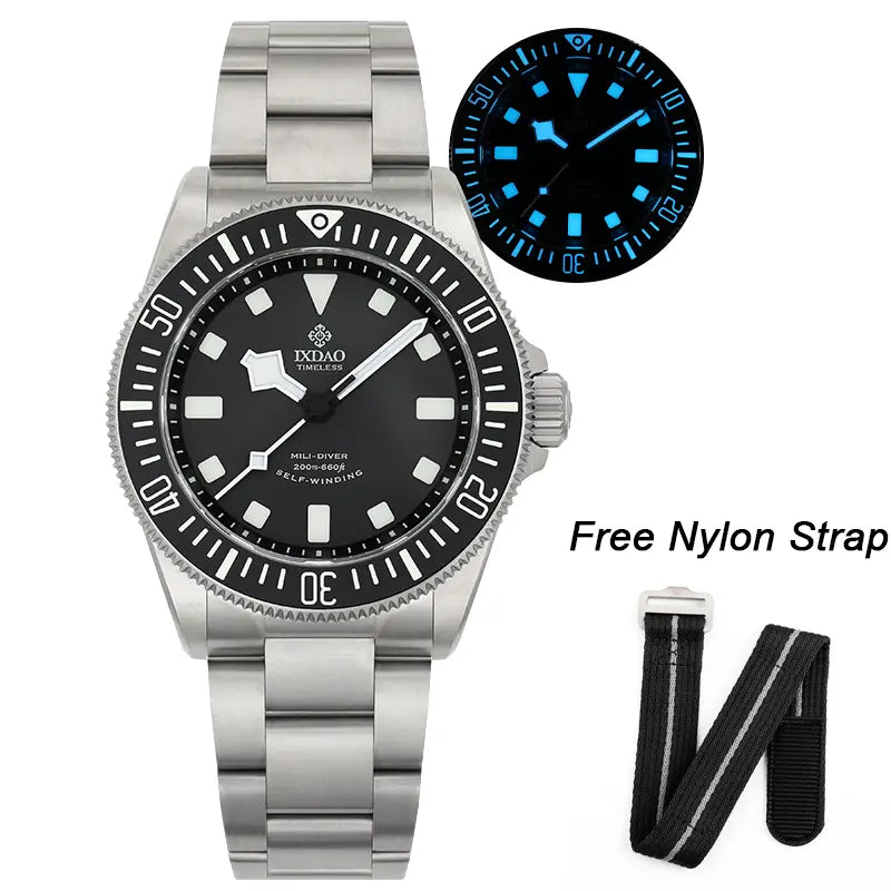 IXDAO Titanium 39mm Automatic Dive Watch IXDAO OFFICIAL STORE