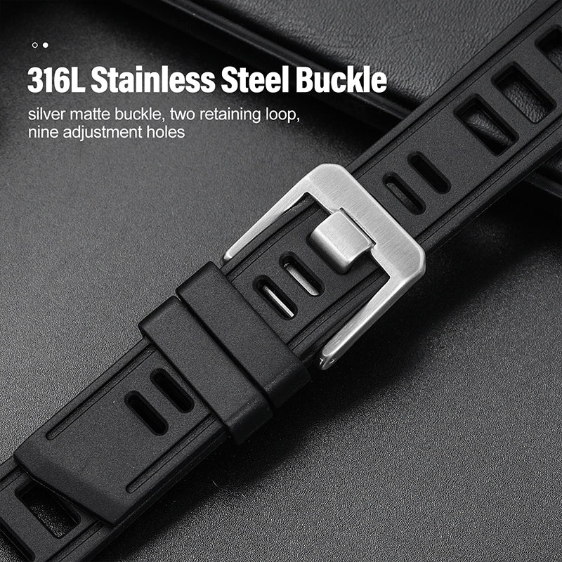 Premium Grade Rubber Dive Watchband IXDAO Watch Official Store