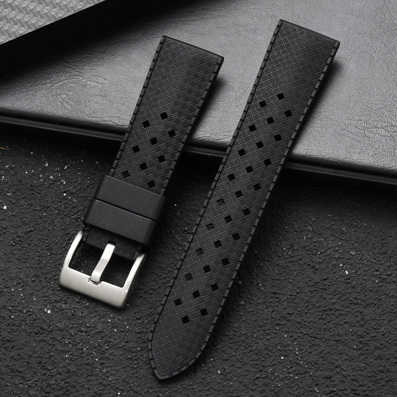 Tropical Soft Silicon Rubber Dive Watch Strap IXDAO Watch Official Store