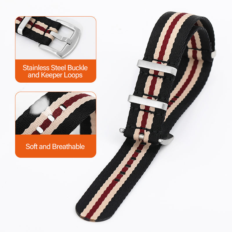 Premium Quality Nylon Fabric Strap 20mm/22mm IXDAO Watch Official Store
