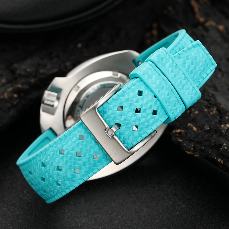 Premium-Grade Tropical FKM Rubber Watch Strap IXDAO Watch Official Store