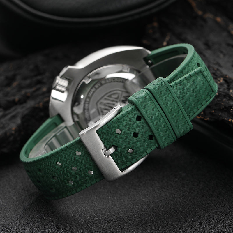 Premium-Grade Tropical FKM Rubber Watch Strap IXDAO Watch Official Store
