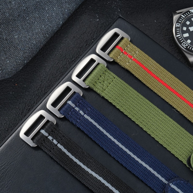 Titanium Buckle Soft Nylon Magic Strap 20mm/22mm IXDAO Watch Official Store