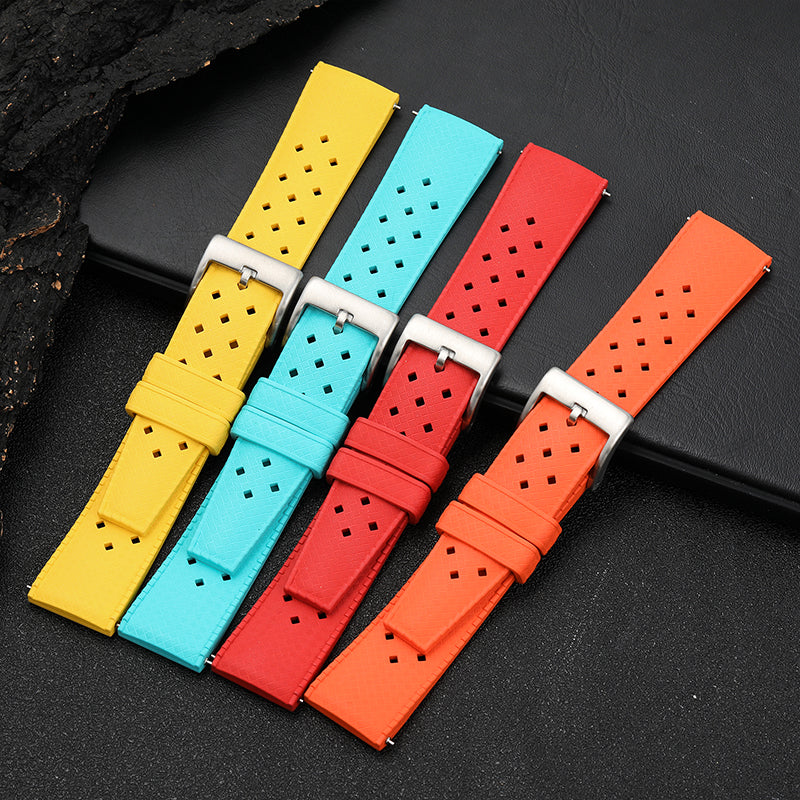 Premium-Grade Tropical FKM Rubber Watch Strap IXDAO Watch Official Store