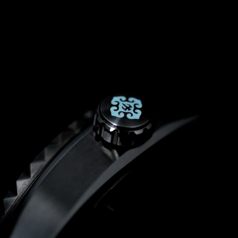 IXDAO IPOSE 2025 New Men's Blue Dragon Scale Pattern Mechanical Diving Watch IXDAO Watch Official Store