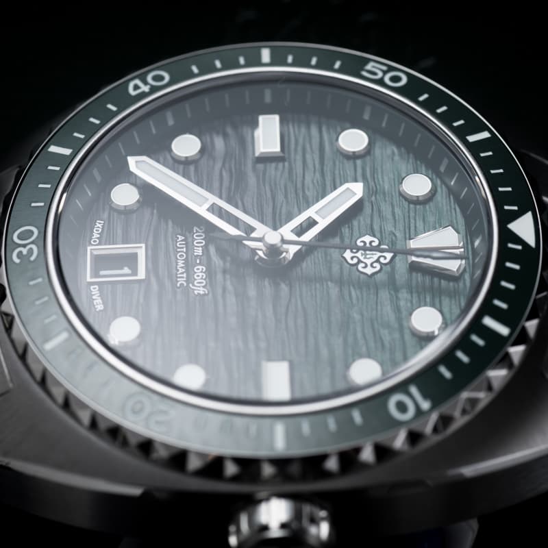 IXDAO IPOSE 2025 New Men's Green Wave patterns Mechanical Diving Watch IXDAO Watch Official Store