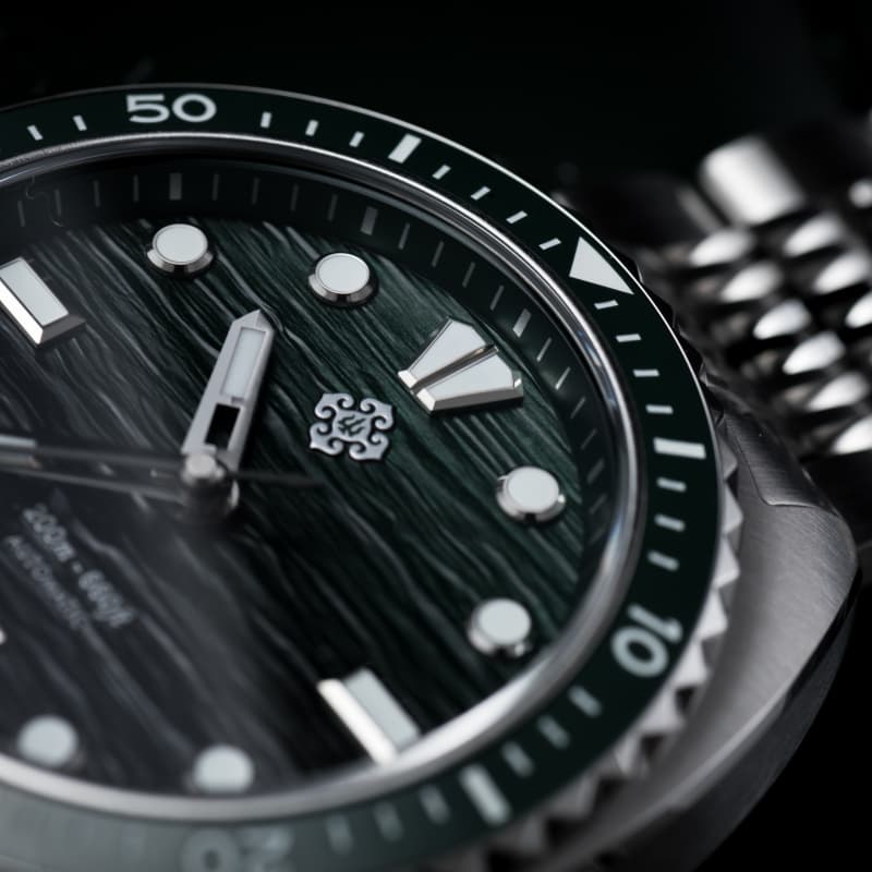 IXDAO IPOSE 2025 New Men's Green Wave patterns Mechanical Diving Watch IXDAO Watch Official Store