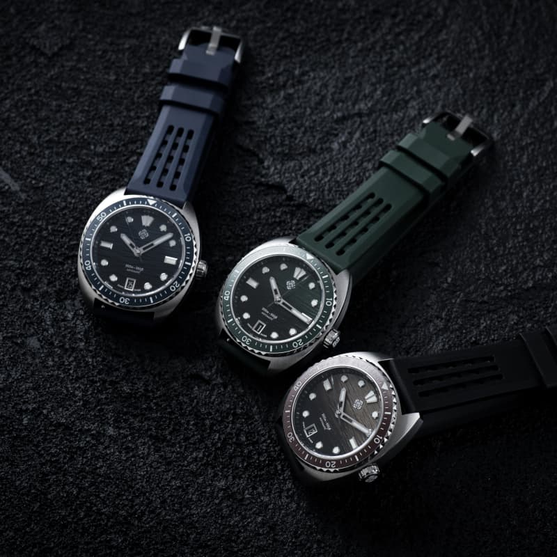 IXDAO IPOSE 2025 New Men's Brown Wave patterns Mechanical Diving Watch IXDAO Watch Official Store