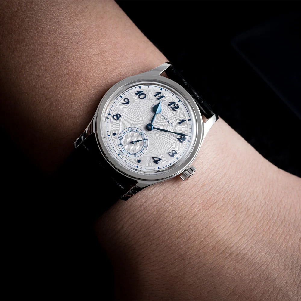 IXDAO 36.8mm VD78 Quartz Dress Watch White Dial Blue Hands IXDAO Watch Official Store