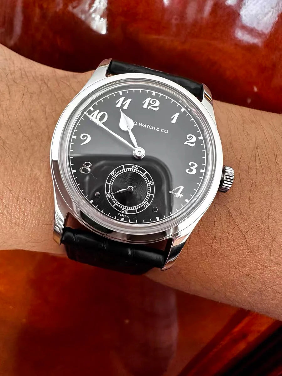 IXDAO 36.8mm VD78 Quartz Dress Watch Black Dial IXDAO Watch Official Store