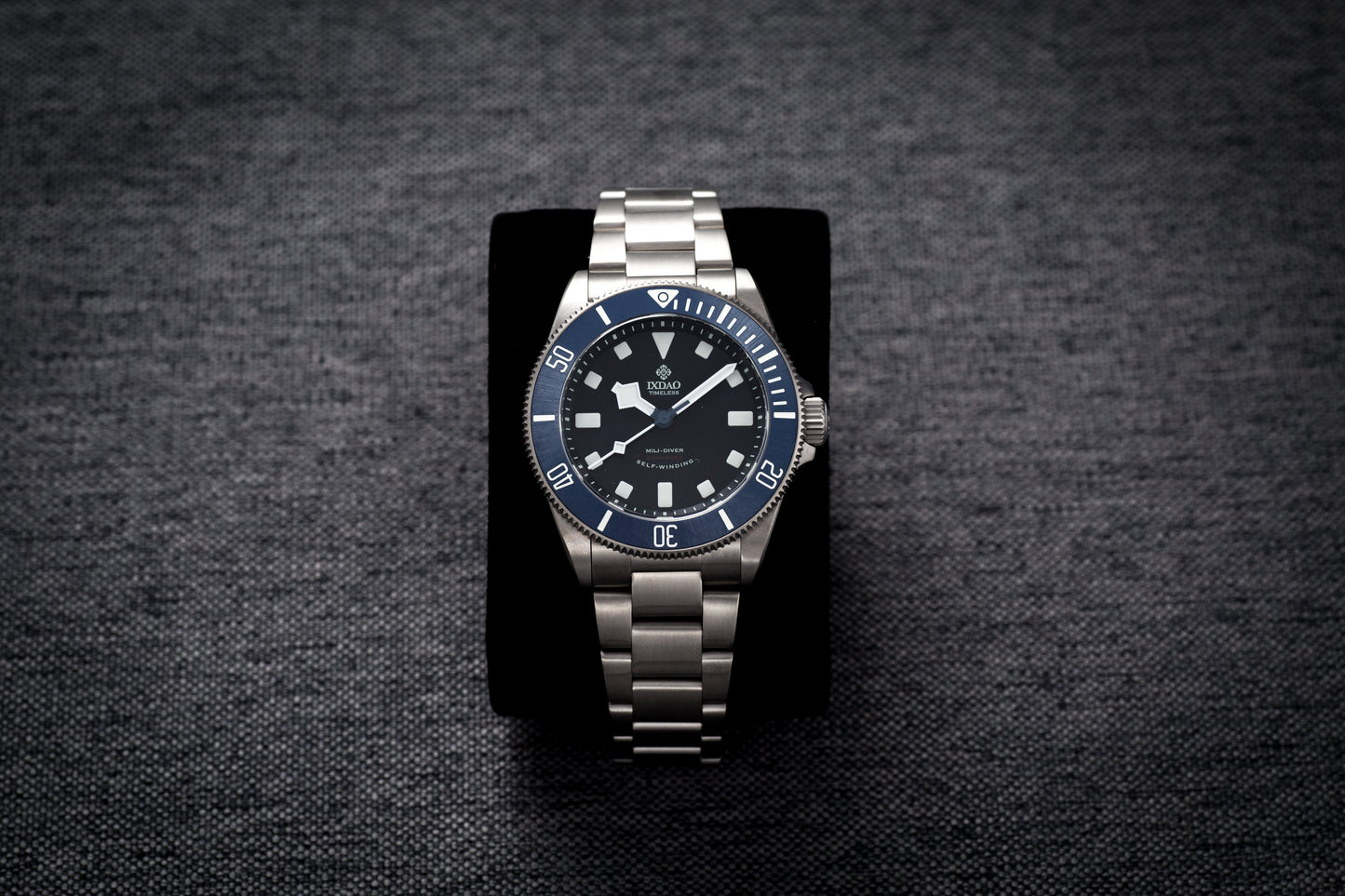 IXDAO Titanium 39mm Automatic Dive Watch Blue Dial 15 Scale Bezel IXDAO Watch Official Store