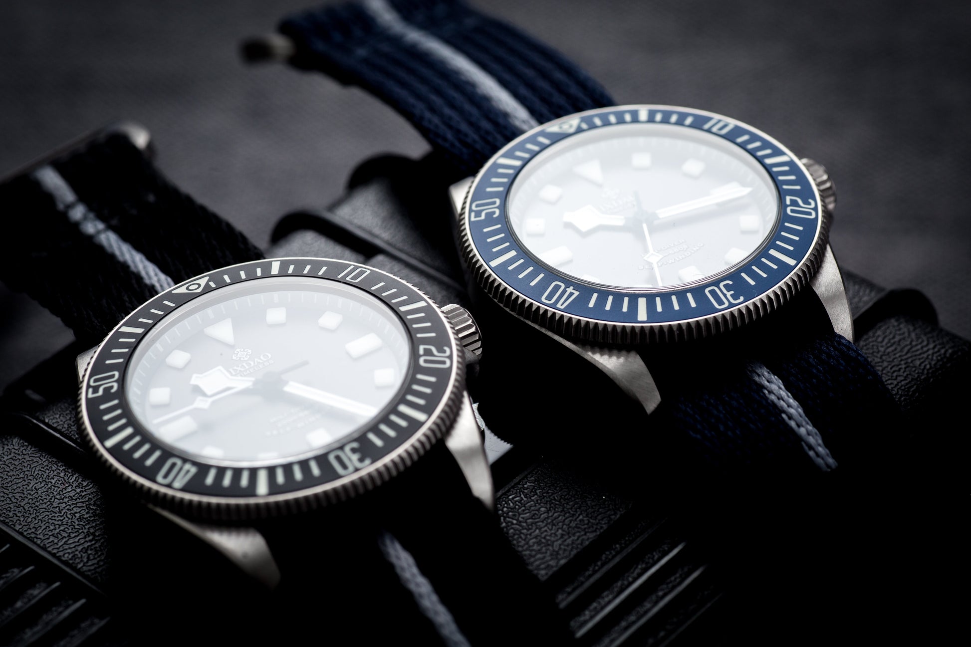IXDAO Titanium 39mm Automatic Dive Watch Blue Dial Full Scale Bezel IXDAO Watch Official Store