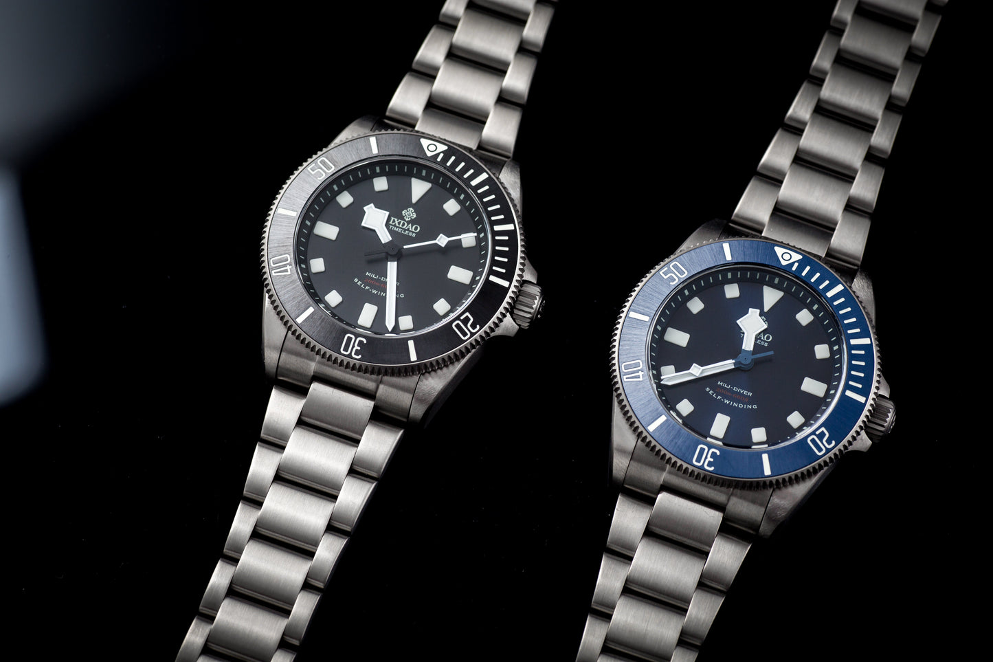 IXDAO Titanium 39mm Automatic Dive Watch Black Dial 15 Scale Bezel IXDAO Watch Official Store