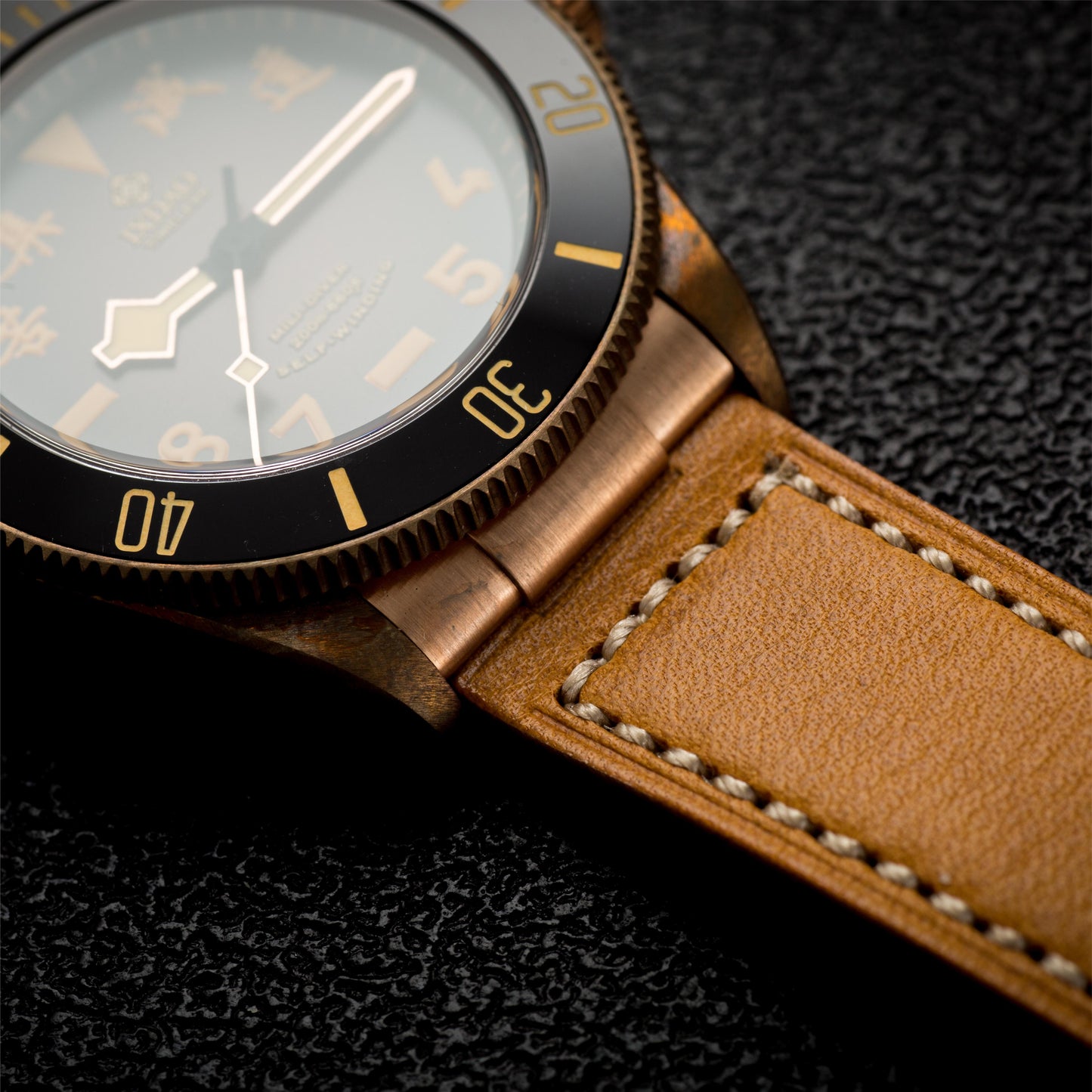 ☆Back to School Sale☆IXDAO Bronze 39mm Automatic Dive Watch IXDAO Watch Official Store